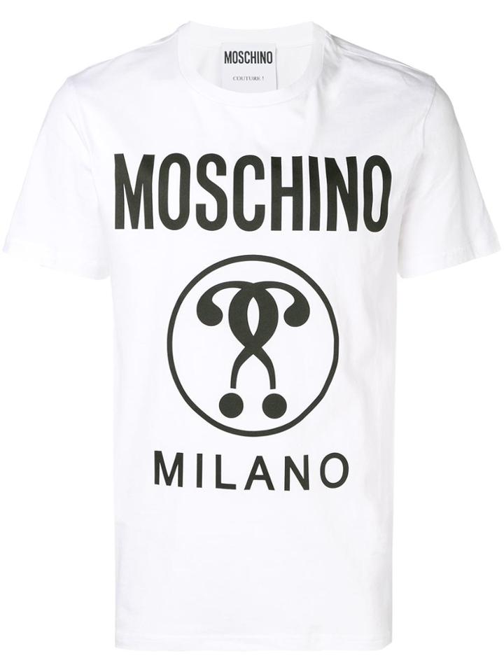 Moschino Front Logo T-shirt - White