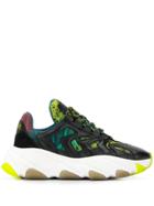 Ash Extreme Snakeskin-effect Sneakers - Black