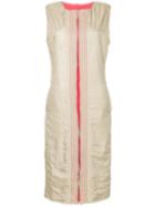 Issey Miyake Pre-owned Trimming Detail Dress - White
