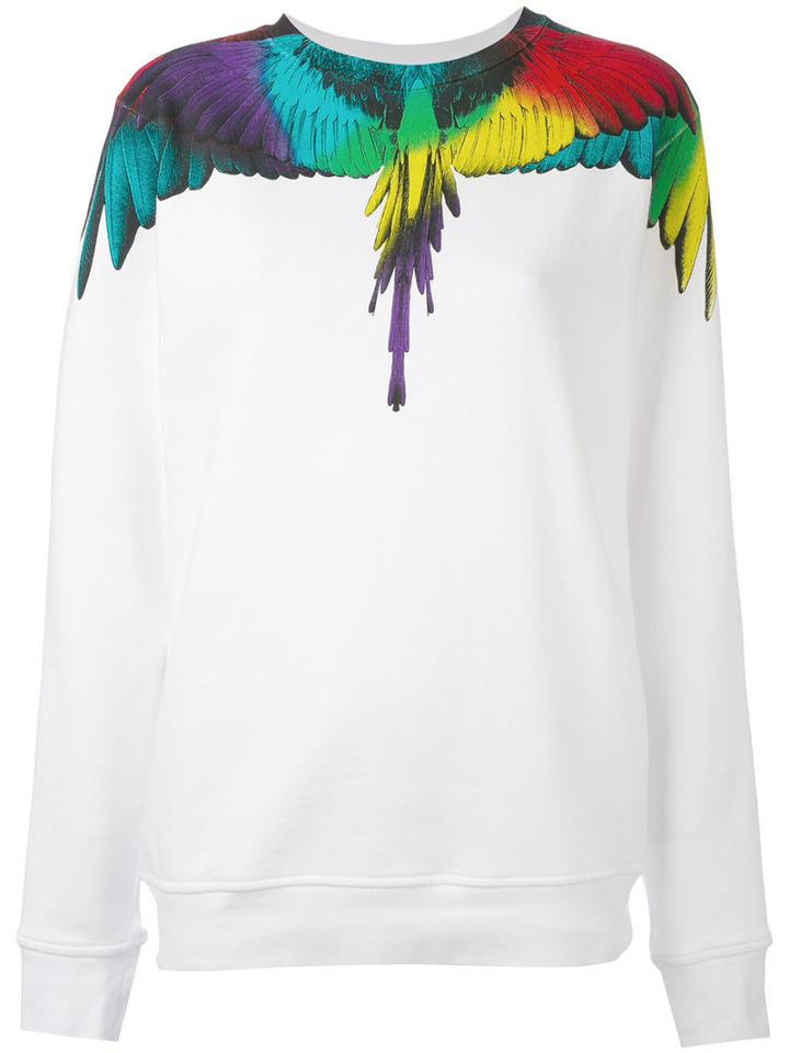 Marcelo Burlon County Of Milan - 'eva' Sweatshirt - Women - Cotton - Xxs, White, Cotton