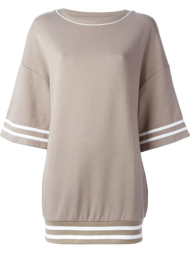 Eleventy Oversized Short Sleeve Sweater