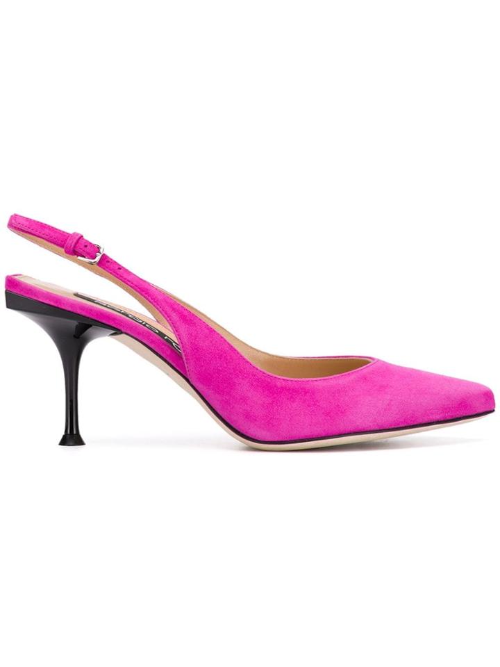 Sergio Rossi Milano Slingback Pumps - Pink