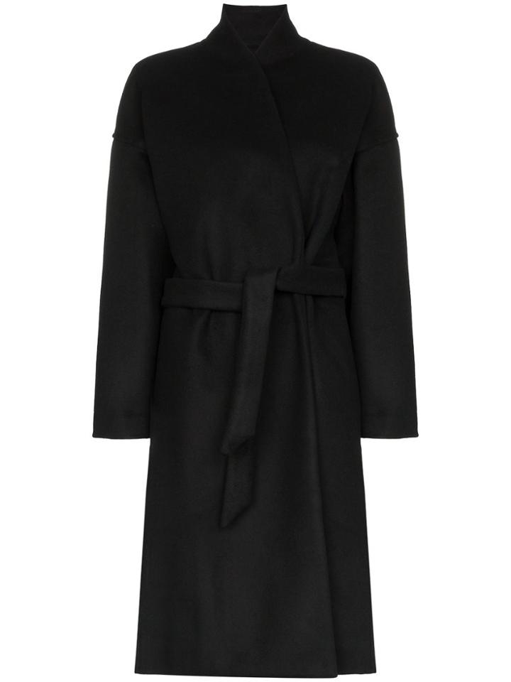 Toteme Chelsea Wrap Coat - Black