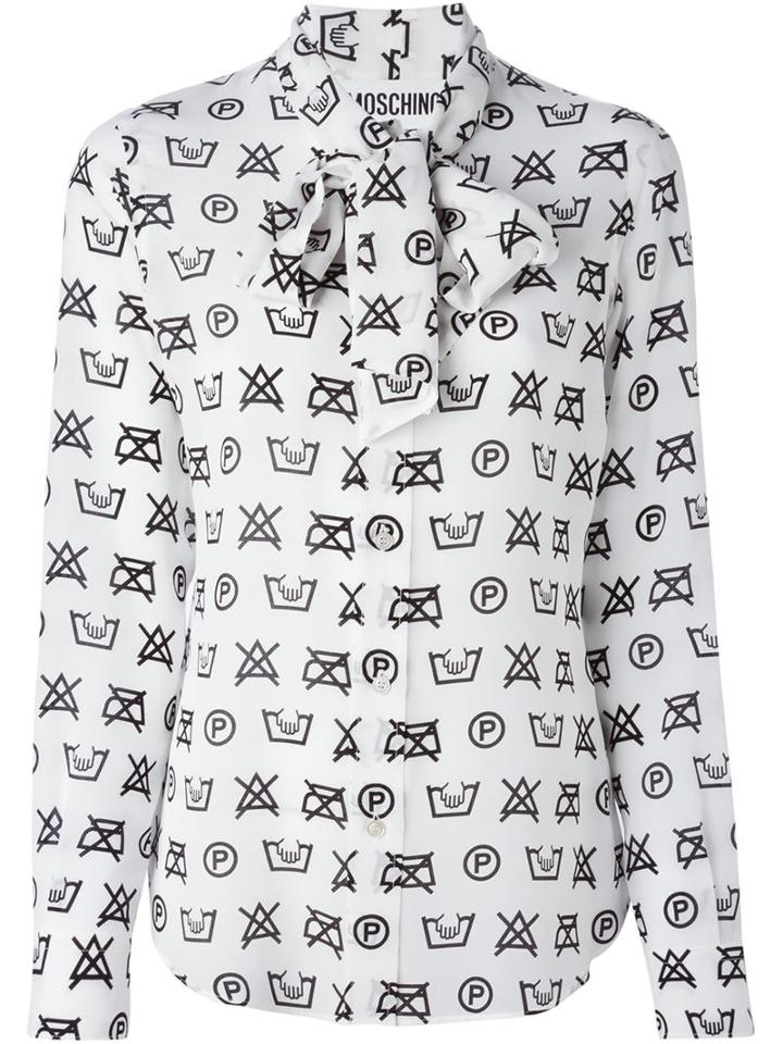 Moschino Symbols Print Blouse