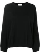 Fine Edge Classic Cashmere Sweater - Black