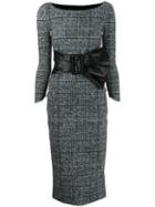 Le Petite Robe Di Chiara Boni Buckle Embellished Dress - Black