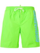 Dsquared2 - Side Logo Swim Short - Men - Polyester - 54, Green, Polyester