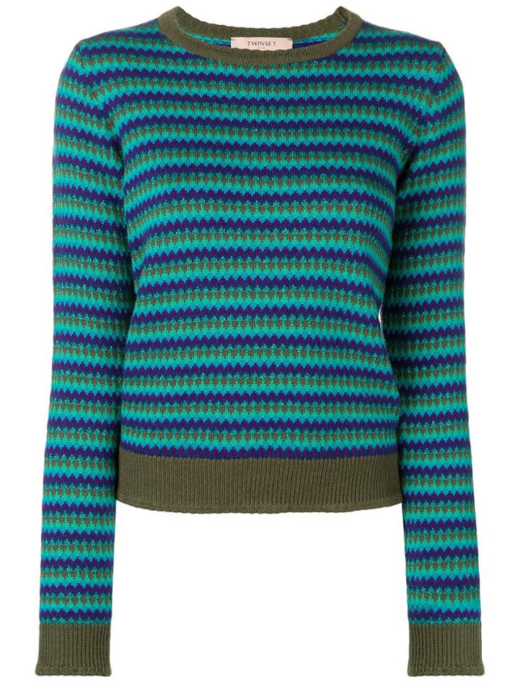 Twin-set Intarisa Knit Jumper - Green