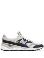 New Balance Off-white X90 Caged Leather Low-top Sneakers - Blue
