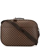 Louis Vuitton Pre-owned Grid Pattern Travel Bag - Brown