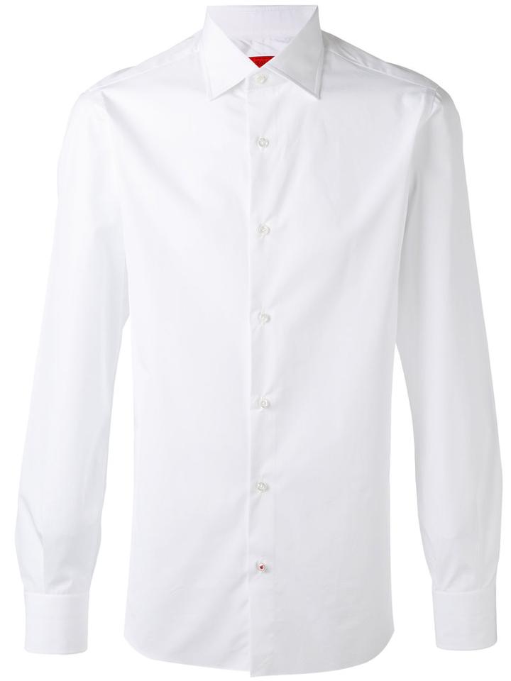 Isaia - Classic Shirt - Men - Cotton - 38, White, Cotton