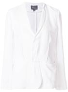 Roberta Furlanetto Fitted Waist Jacket - White
