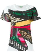 Stella Mccartney Bold Print T-shirt, Women's, Size: 40, White, Cotton