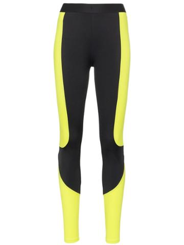 Fantabody Contrast Panel Leggings - Black