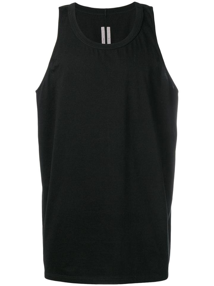Rick Owens Plain Tank Top - Black