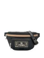 Fendi Logo Patch Belt Bag - Black