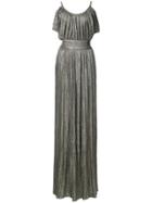 Derek Lam 10 Crosby Pleated Maxi Dress - Yellow & Orange