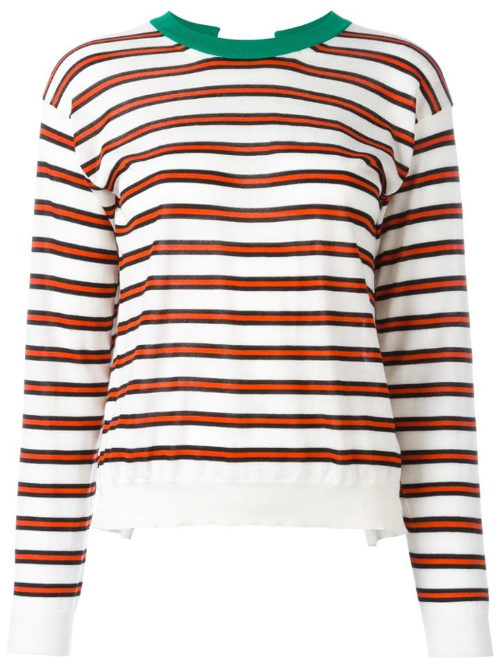 Marni Striped Open Back Top - Multicolour