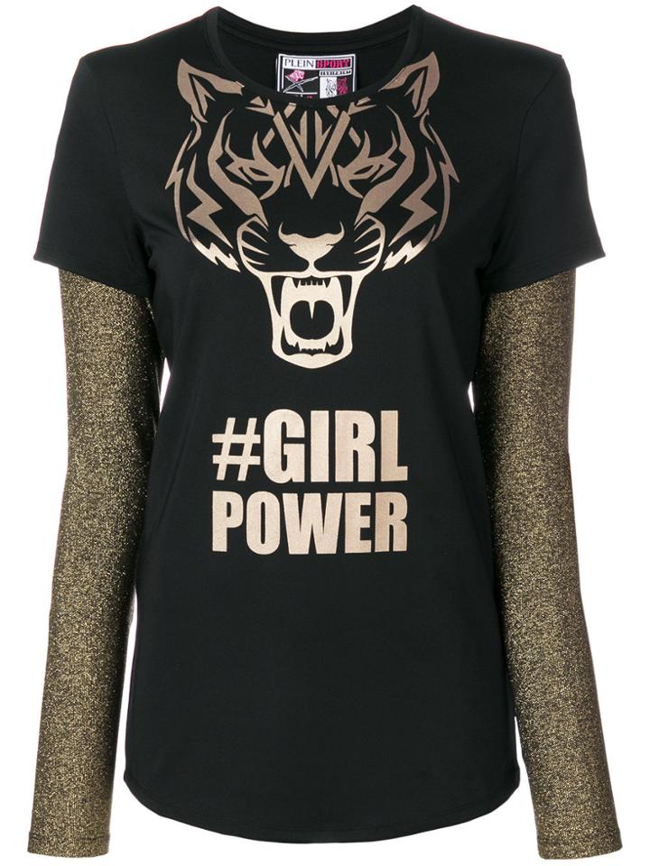 Plein Sport Girl Power T-shirt - Black