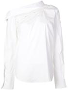 Monse Asymmetric Collar Shirt - White