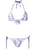 Missoni Tie Dye Lace Bikini, Women's, Size: 40, Pink/purple, Nylon/rayon/spandex/elastane