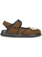 Marni 'fussbett' Embellished Ballerinas