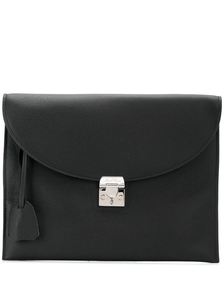 Mark Cross Diver Pouch Bag - Black
