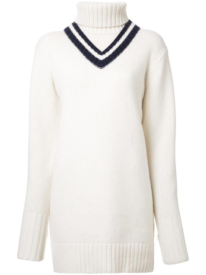Cityshop 'tilden' Turtleneck Dress, Women's, White, Wool