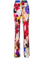 Roberto Cavalli Floral Print Trousers - Multicolour
