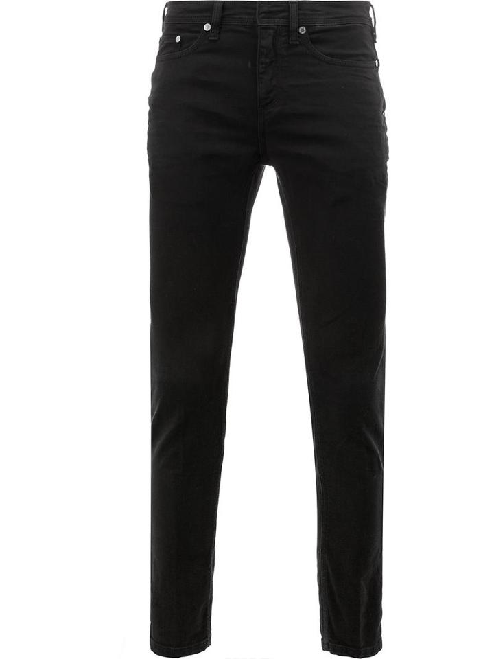 Neil Barrett Slim Fit Jeans, Men's, Size: 36, Black, Cotton/spandex/elastane