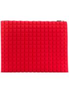 No Ka' Oi Extra Large Grid Textured Pouch