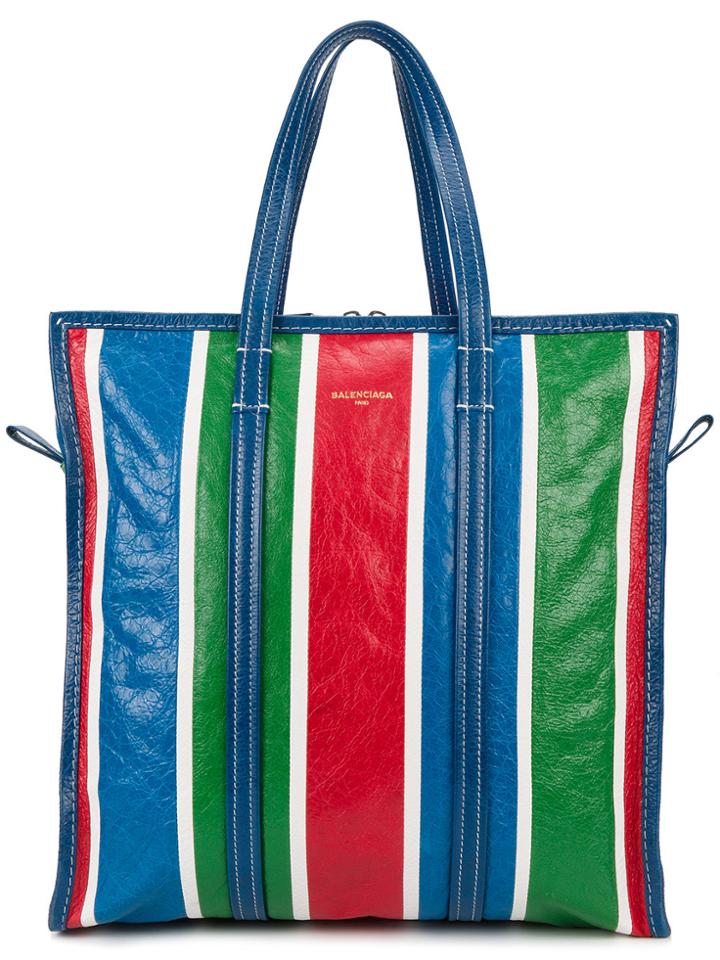 Balenciaga Tri Colour Leather Bazar Shopper M - Multicolour