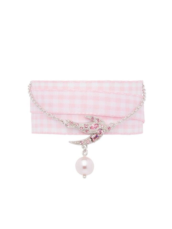 Miu Miu Ribbon Silver Bracelet