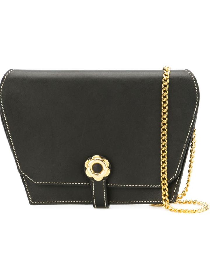 Nina Ricci Vintage Flap Shoulder Bag, Women's, Black