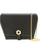 Nina Ricci Vintage Flap Shoulder Bag, Women's, Black