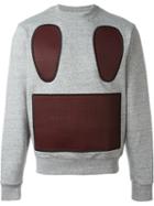 Mostly Heard Rarely Seen 'mesh Neoprene Visor' Sweatshirt