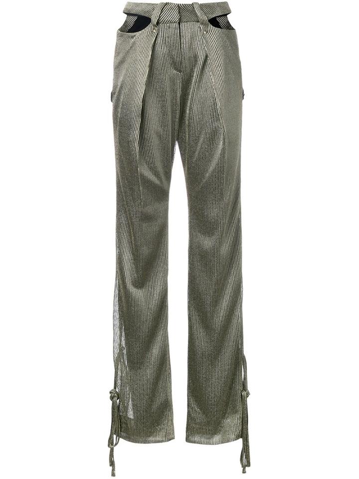 Esteban Cortazar Cut-out Trousers
