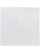 Ermenegildo Zegna Plain Pocket Square - White