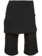 Thamanyah Panelled Skirt Shorts - Neutrals