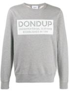 Dondup Logo Print Sweater - Grey