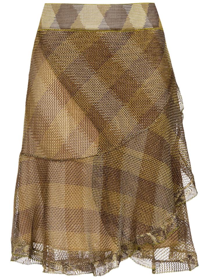 Cecilia Prado Marieta Knit Skirt - Yellow & Orange