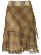 Cecilia Prado Marieta Knit Skirt - Yellow & Orange