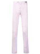 Pt01 Slim-fit Chino Trousers, Men's, Size: 46, Pink/purple, Cotton