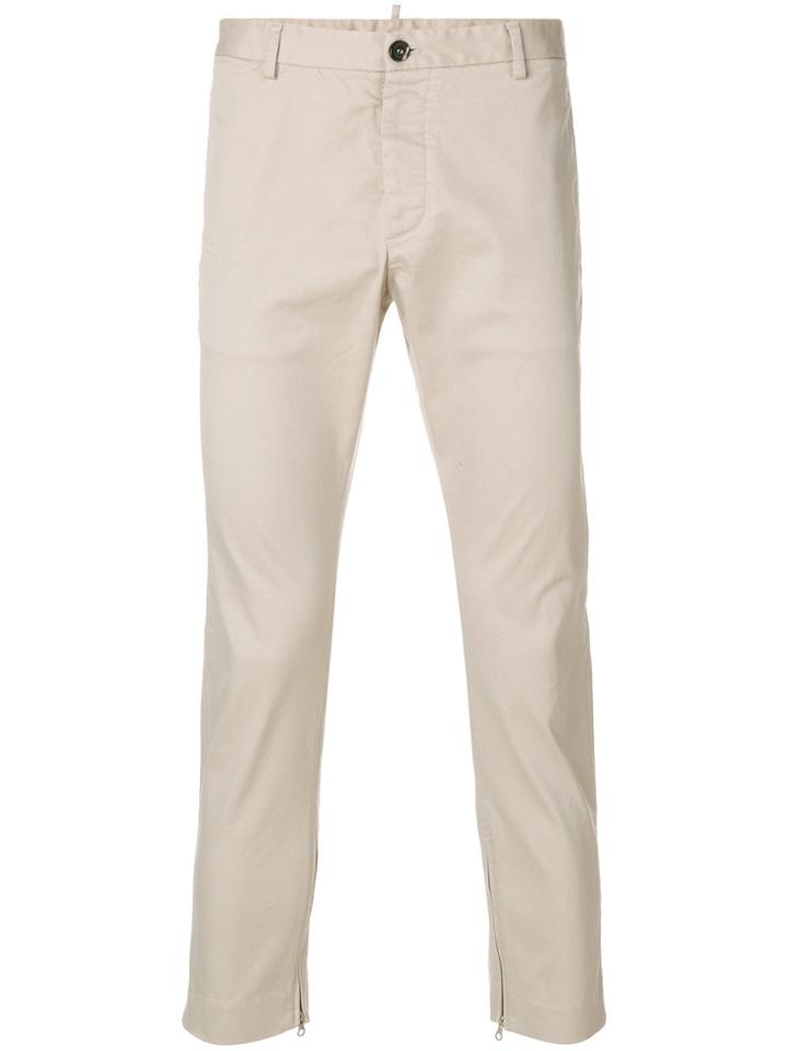 Dsquared2 Tailored Trousers - Nude & Neutrals