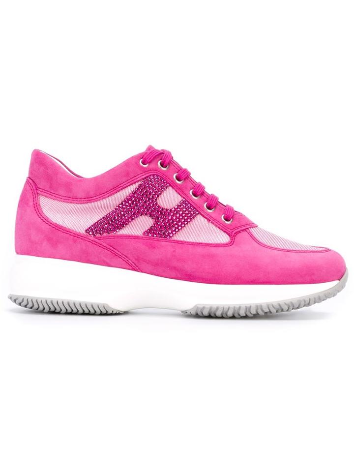 Hogan Fuchsia Pink Sneakers