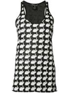 Thomas Wylde - Yew Round Neck Tank - Women - Lyocell - M, Black, Lyocell