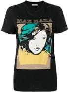 Max Mara Graphic Print T-shirt - Black