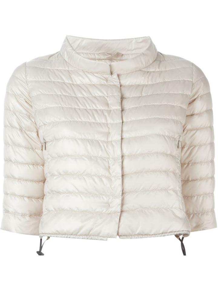 Duvetica Elena Padded Jacket, Women's, Size: 42, Nude/neutrals, Polyamide/feather Down