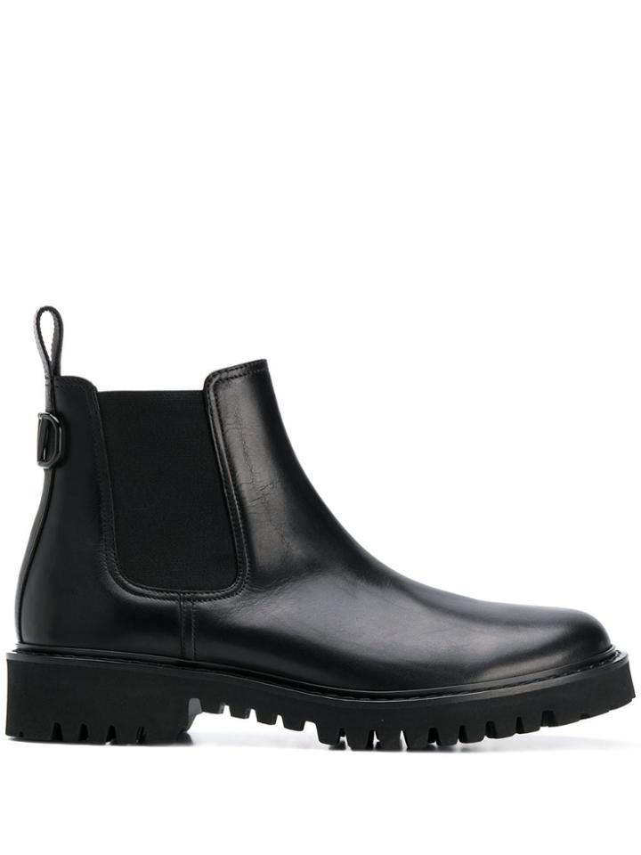 Valentino Valentino Garavani Vlogo Chelsea Boots - Black