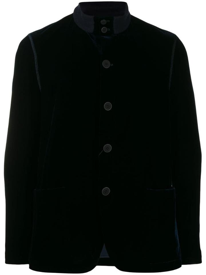 Giorgio Armani Casual Fitted Blazer - Blue